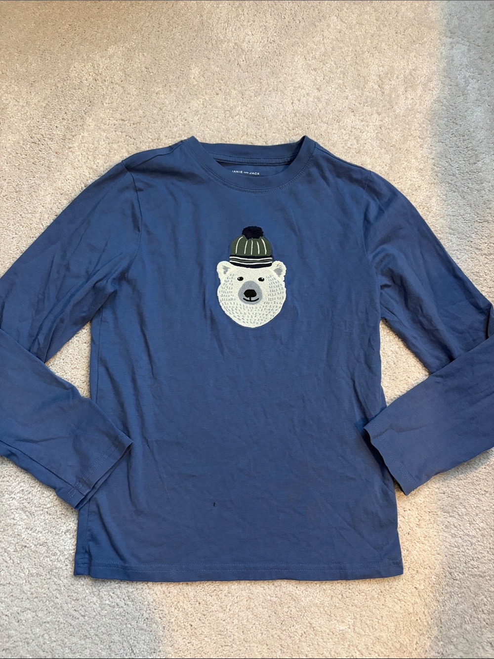 Janie & Jack Polar Bear T Shirt, 10